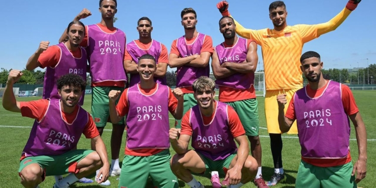 المنتخب المغربي الأولمبي يختتم تحضيراته استعدادا لمواجهة العراق في الأولمبياد