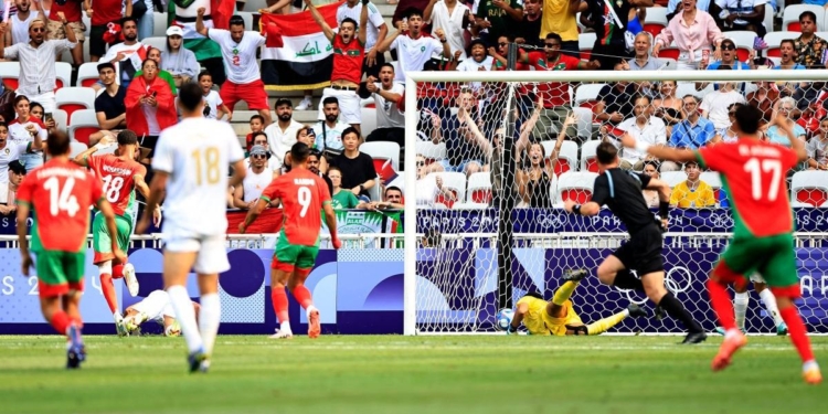 المنتخب الأولمبي ينهي الشوط الأول متقدما على العراق بثلاثية نظيفة