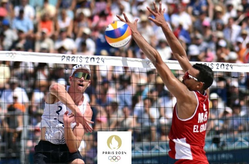 المنتخب المغربي لكرة الطائرة الشاطئية ينهزم أمام نظيره الأمريكي في أولمبياد باريس