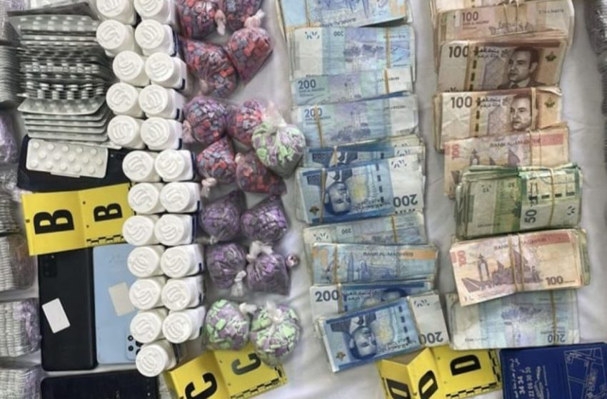 أمن طنجة يحجز 41 ألف و120 قرصا مهلوسا ويوقف أربعة أشخاص