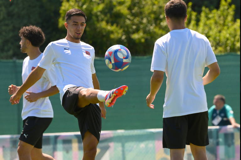 باريس 2024.. المنتخب الأولمبي يجري أولى حصصه التدريبية بمدينة سانت إتيان