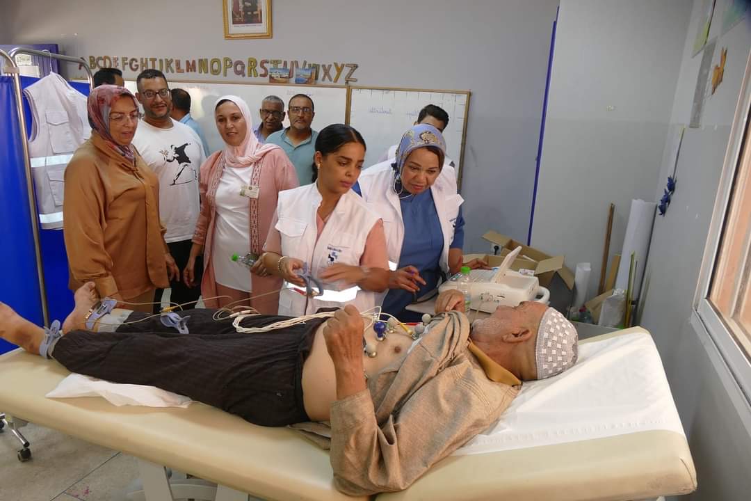 تنظيم حملة طبية مجانية متعددة التخصصات بجماعة تسلطانت