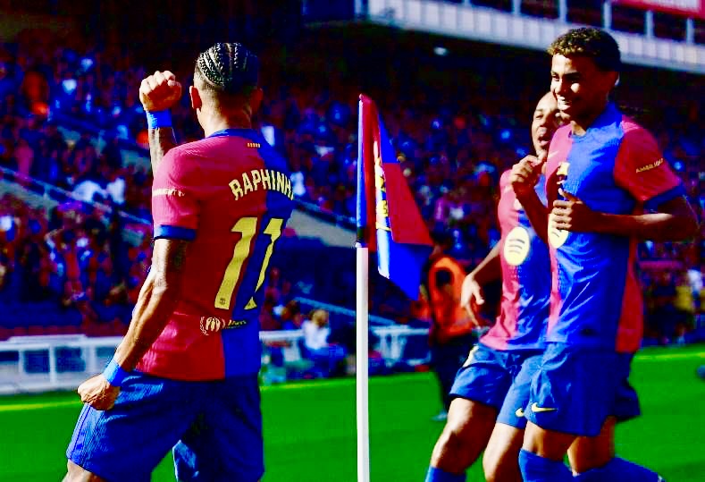 برشلونة يسحق ضيفه بلد الوليد بسباعية