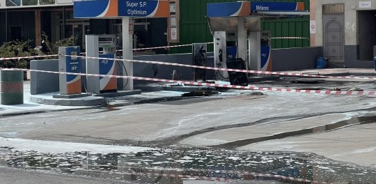 خسائر مادية جسيمة اثر اندلاع النيران بمحطة للوقود بمراكش