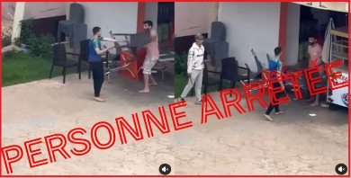 فيديو يُسقط شخصا متهما رفقة شقيقه بالاعتداء على زبون محلبة بالقنيطرة