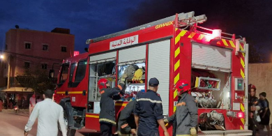 اندلاع حريق مهول في المحجز البلدي بميدلت