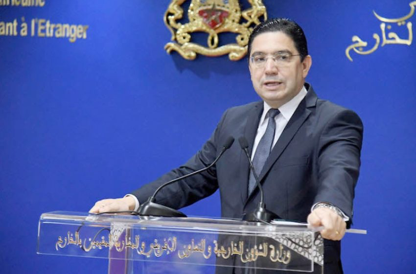 ناصر بوريطة: جلالة الملك وضع في خطاب العرش محددات موقف المغرب من قضية الشرق الأوسط والوضع في غزة