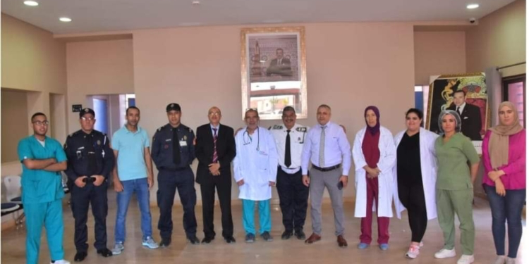 المنطقة الإقليمية للأمن بقلعة السراغنة تنظم حملة للتبرع بالدم