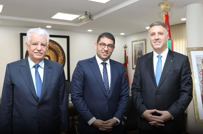 الوزير بنسعيد يستقبل وزير الإعلام الفلسطيني
