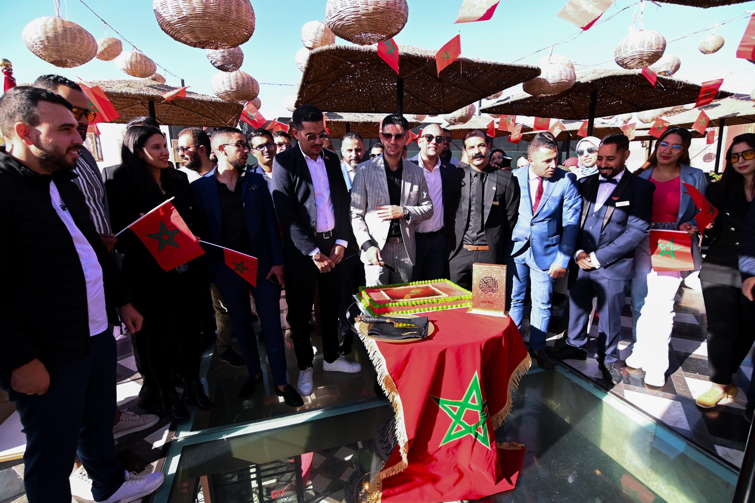 بالفيديو.. مجموعة مطاعم “L’Adresse” تحتفي بالذكرى الـ49 للمسيرة الخضراء في مراكش +صور