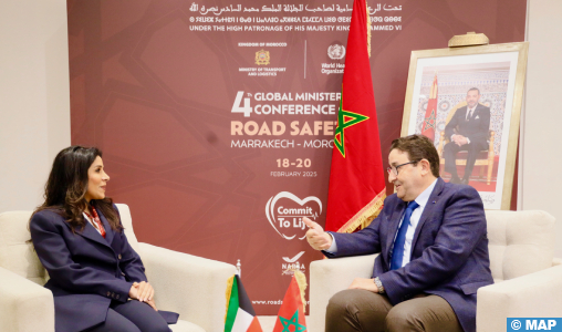 المؤتمر الوزاري العالمي الرابع للسلامة الطرقية.. الوزير قيوح يجري مباحثات مع عدد من نظرائه بمراكش