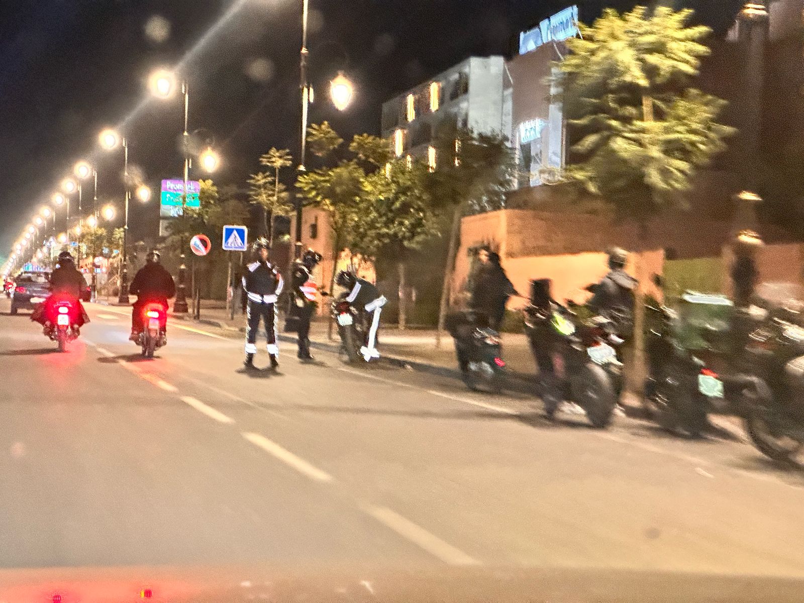 بالصور.. مصالح الأمن تشن حملة مشددة ضد الدراجات النارية بمراكش