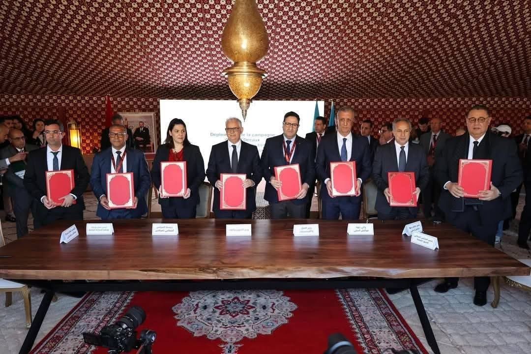 المنصوري عمدة مراكش توقع اتفاقية شراكة لتحسين السلامة الطرقية
