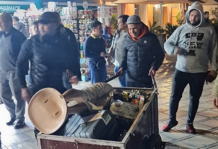 حملة واسعة لتحرير الملك العام بمقاطعة الباهية في مراكش حملة واسعة لتحرير الملك العام بمقاطعة الباهية في مراكش
