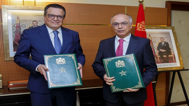 توقيع اتفاقية تعاون بين مندوبية التخطيط وهيئة مراقبة التأمينات والاحتياط الاجتماعي توقيع اتفاقية تعاون بين مندوبية التخطيط وهيئة مراقبة التأمينات والاحتياط الاجتماعي