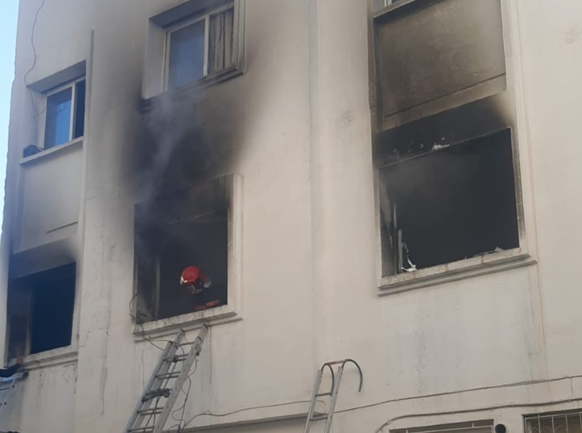 حريق محدود بشقة سكنية بطنجة