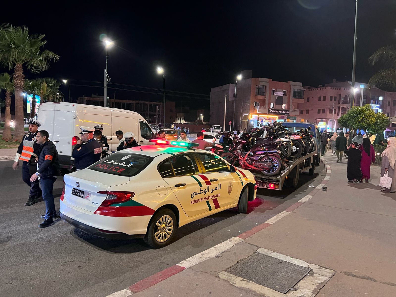 حملة أمنية مكثفة بمراكش لفرض النظام على سائقي الدراجات النارية