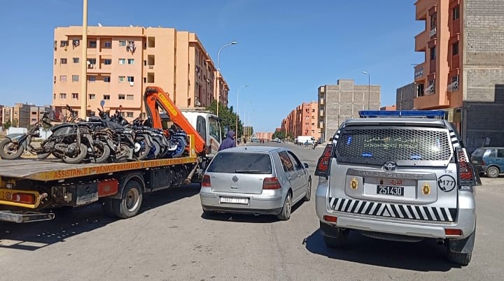 درك تامنصورت يفكك شبكة لسرقة الدراجات النارية