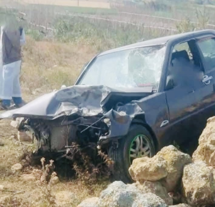 إيقاف مرتكب حادثة العكارطة المميتة بعد ارتطامه بجدار +صور