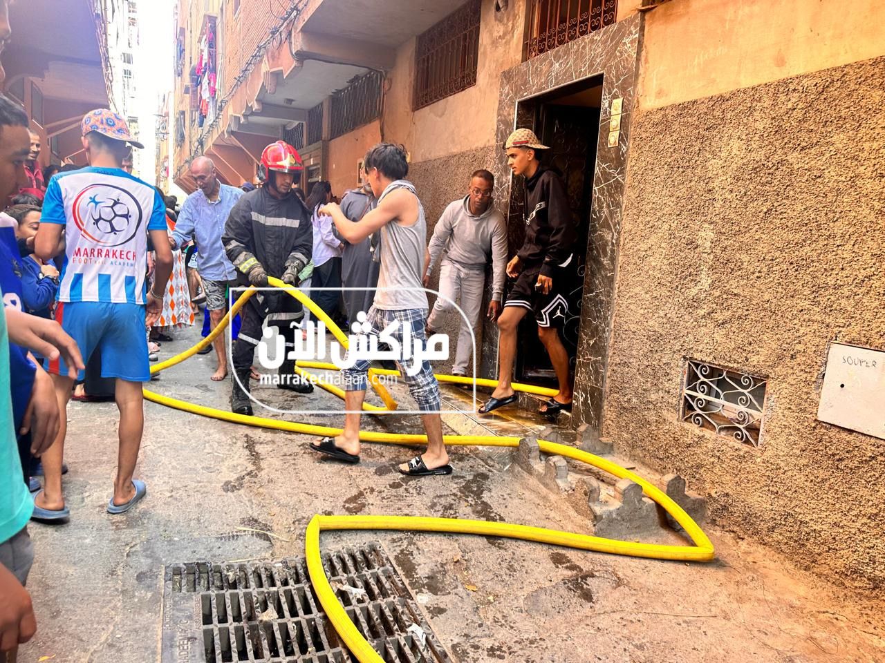 عاجل.. حريق غامض بمنزل بـ”ديور المساكين” يستنفر عناصر الوقاية المدنية بمراكش +صور