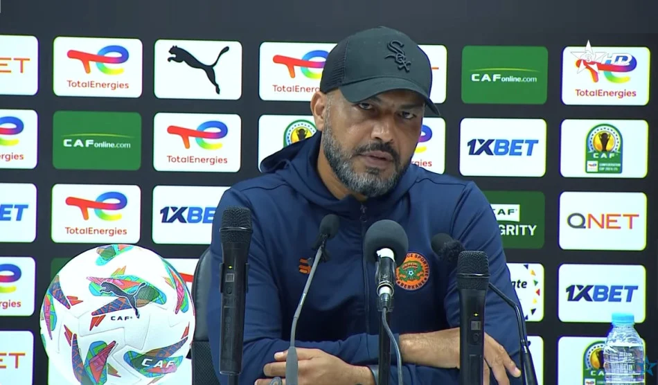 معين شعباني: سنواجه سيمبا بطموح التتويج بكأس الكونفدرالية