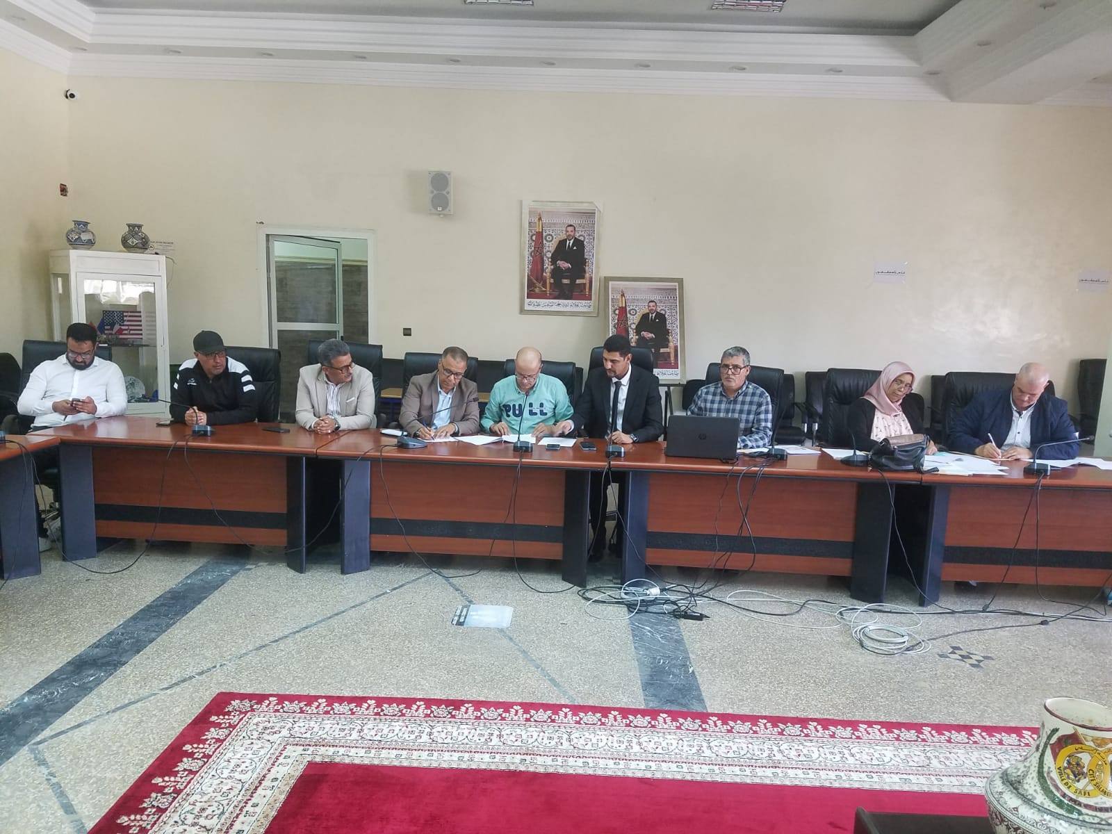 لجان مجلس آسفي تعقد اجتماعاتها قبل الجلسة الثانية من دورة ماي العادية +صور