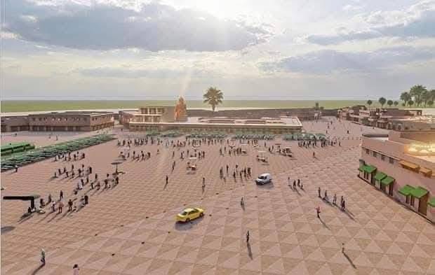 الأشغال مستمرة بساحة جامع الفنا استعدادا لاستقبال ضيوف كأس افريقيا +صور