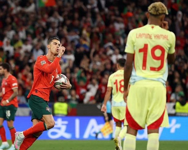 وفاة مشجع في نهائي دوري الأمم الاوروبية بعد سقوطه من المدرجات