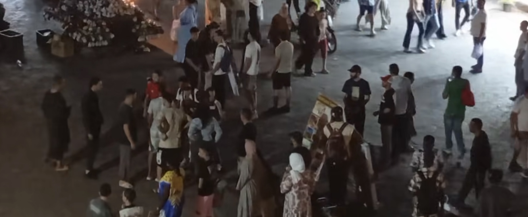 شجار عنيف قرب ساحة جامع الفناء بين مهاجر إفريقي ومواطن مغربي
