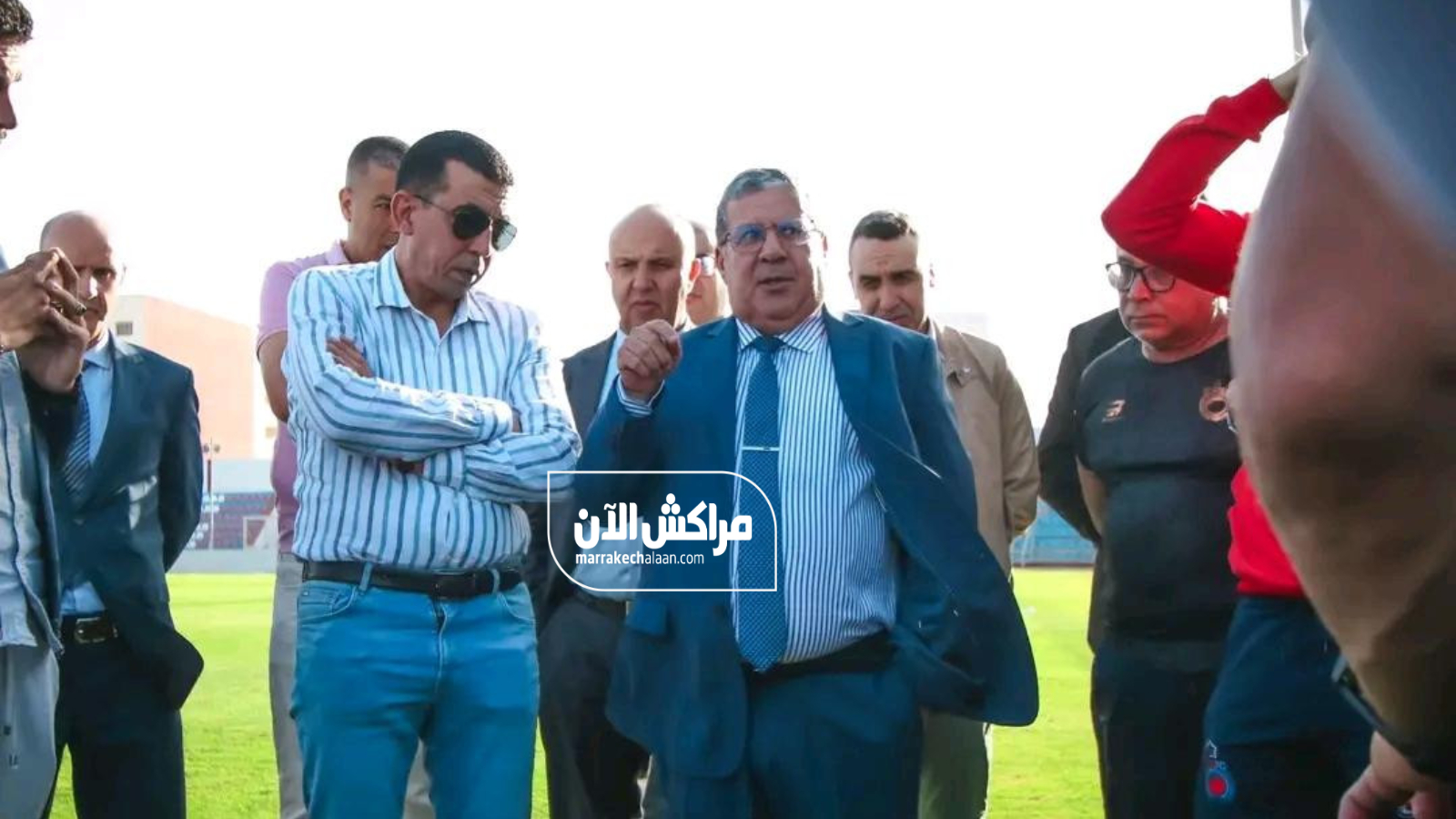 بحضور الحيداوي.. الفطاح عامل آسفي يحفز لاعبي أولمبيك آسفي قبل نهائي كأس العرش +صور
