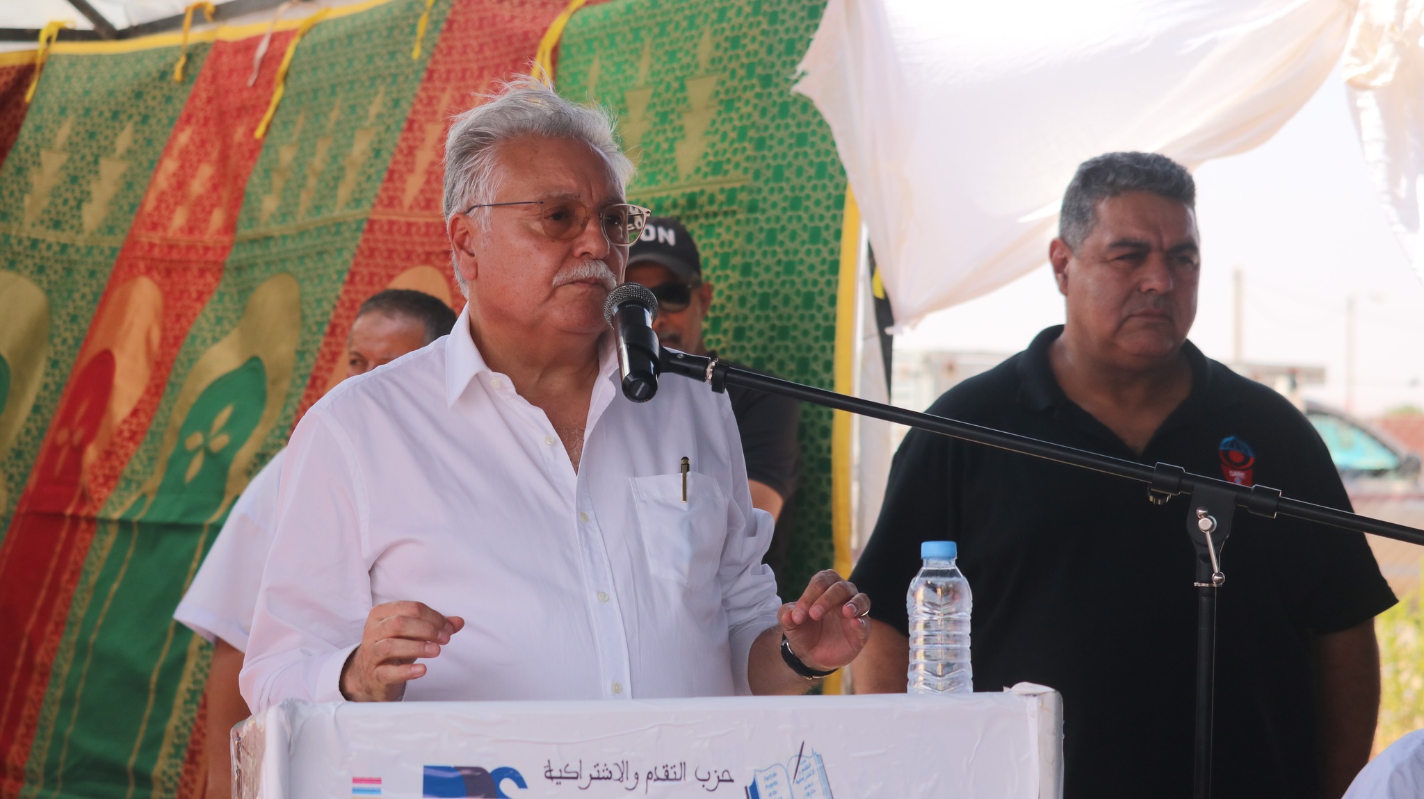 بنعبد الله الأمين العام لحزب “الكتاب” يهاجم حكومة أخنوش من جماعة المحرة بإقليم الرحامنة +صور