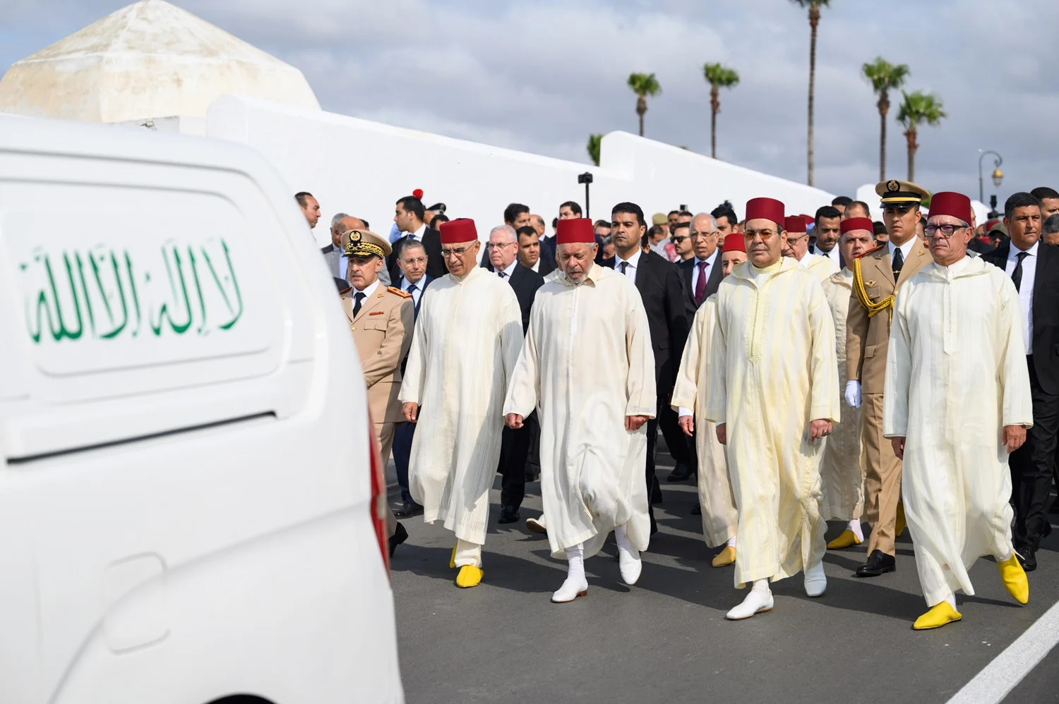 تشييع جثمان الراحل عبد الحق المريني بحضور الأمير مولاي رشيد