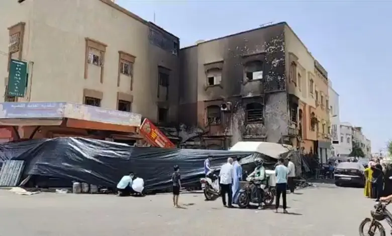انفجار قنينات غاز يتسبب في خسائر جسيمة بمحلين تجاريين في أكادير