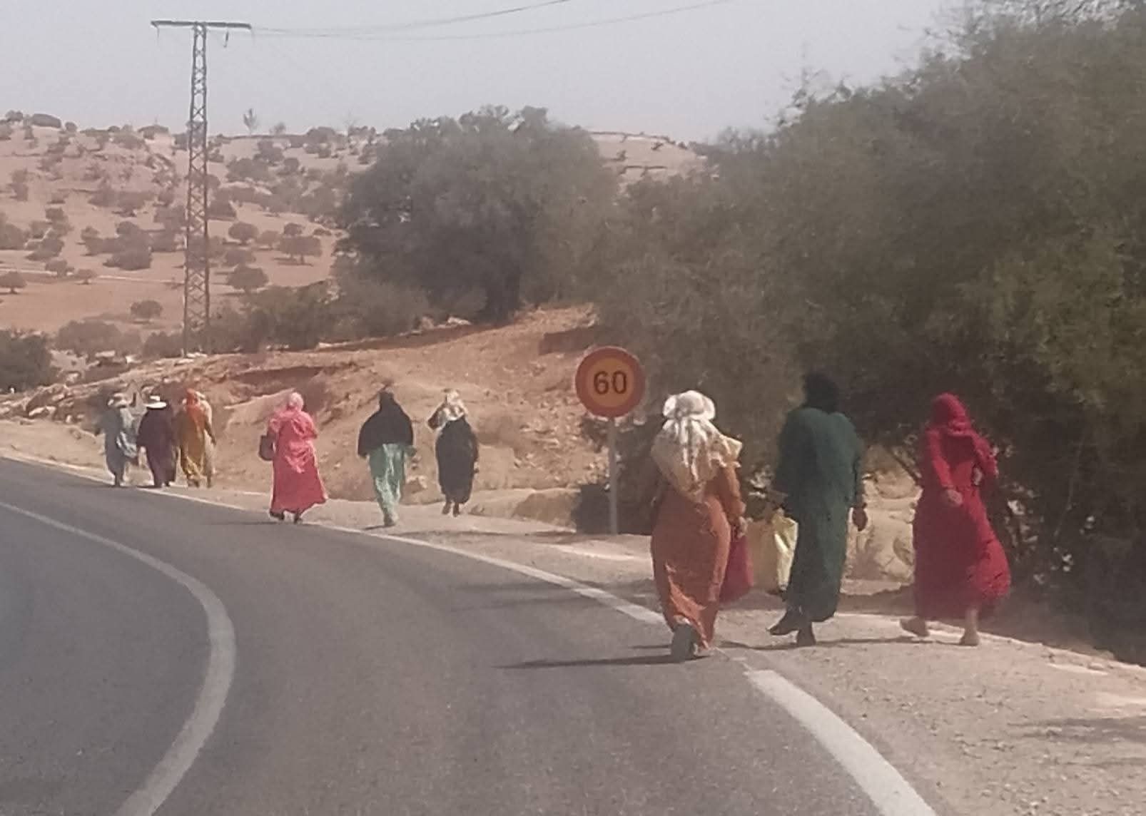 العطش يخرج ساكنة جماعة إمي نتليت بإقليم الصويرة الى الاحتجاج
