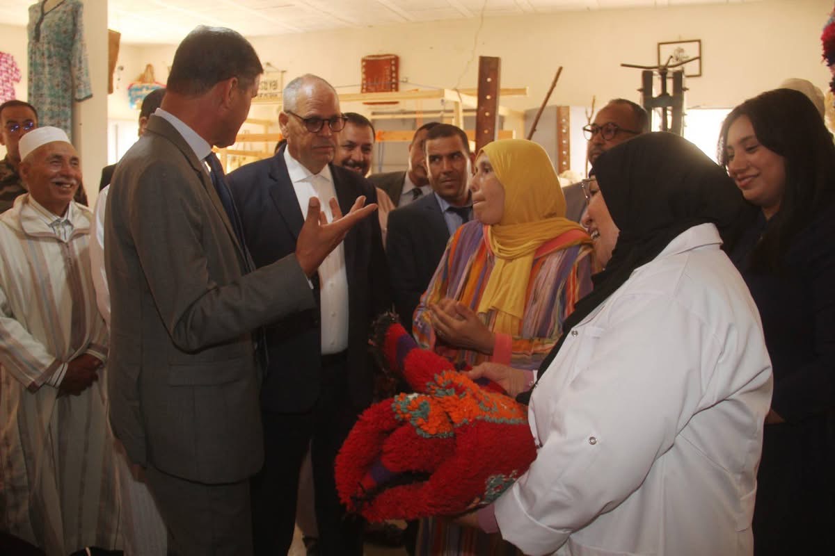 الكراب عامل إقليم شيشاوة في زيارة ميدانية للاحتفاء باليوم العالمي للتعاونيات ودعم المشاريع المدرة للدخل