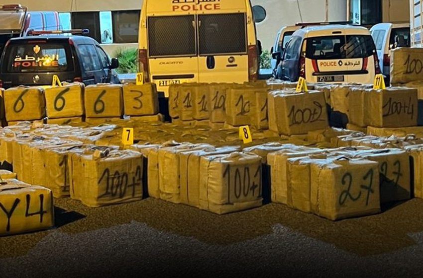 الأمن بأسفي يفكك شبكة دولية للمخدرات ويحجز أطنانًا من الشيرا