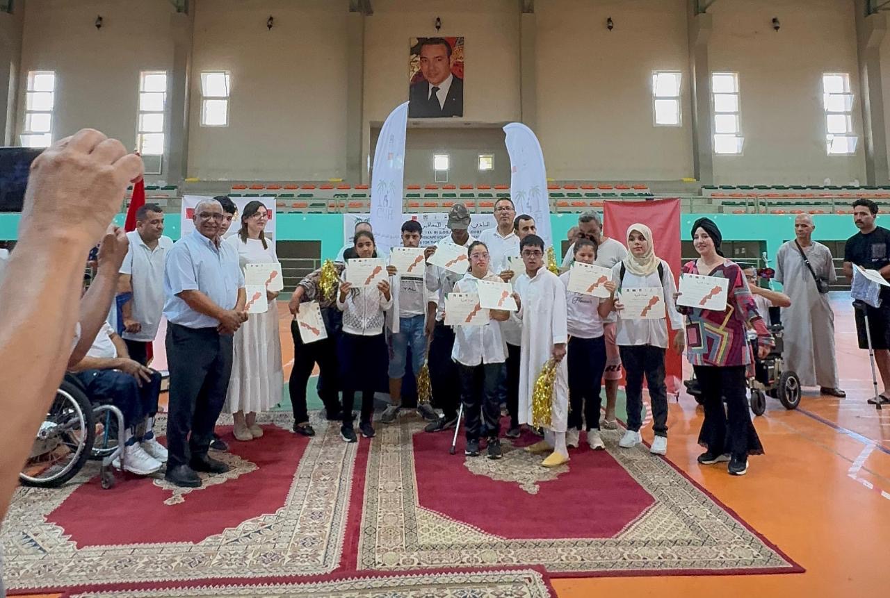النادي المراكشي للمعاقين يحتفي بأبطاله في حفل تكريمي بمناسبة عيد العرش المجيد