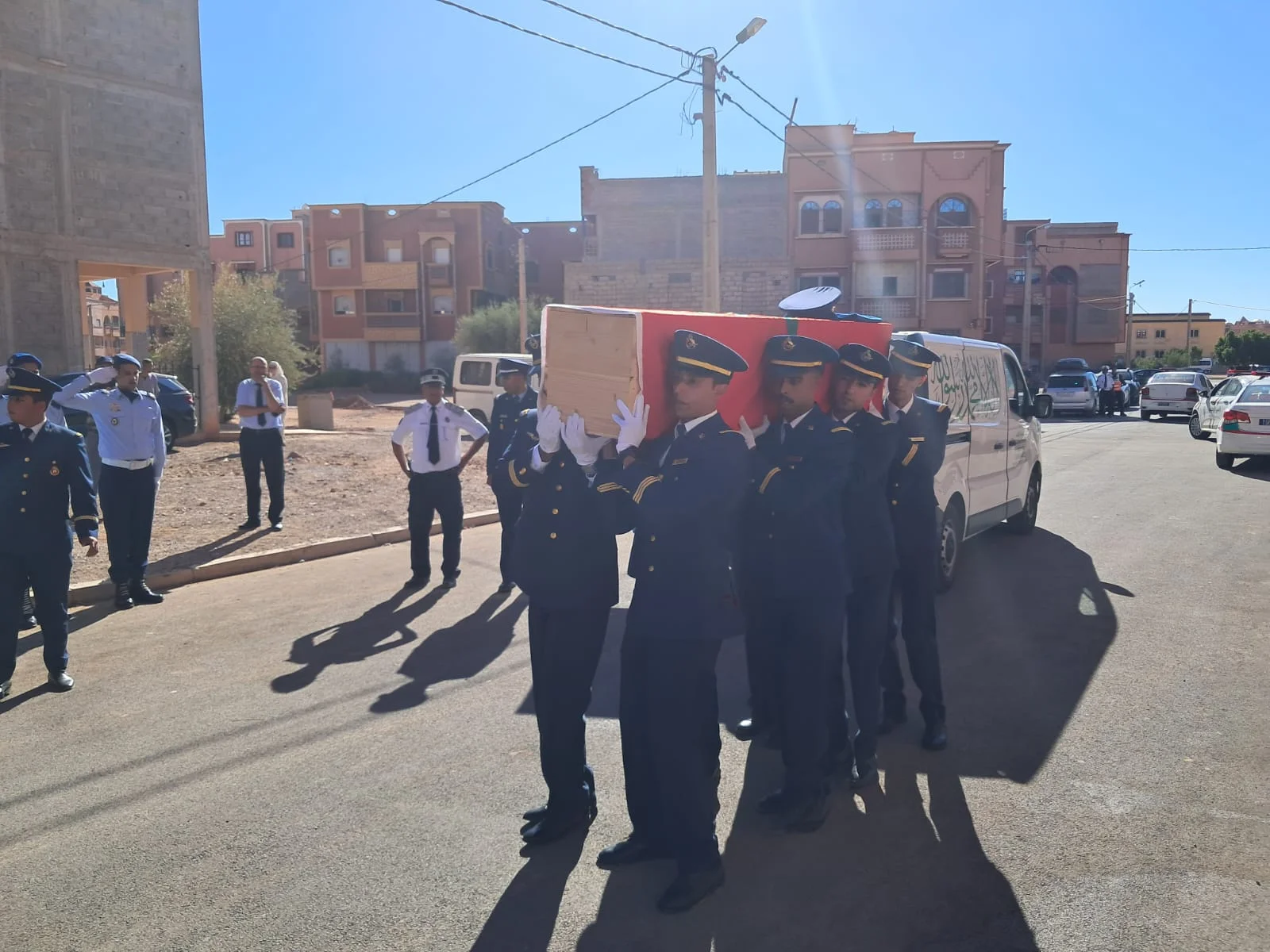 اليزيدي عامل قلعة السراغنة يشيّع شهيد الواجب النقيب الطيار غسان البديري اليزيدي عامل قلعة السراغنة يشيّع شهيد الواجب النقيب الطيار غسان البديري
