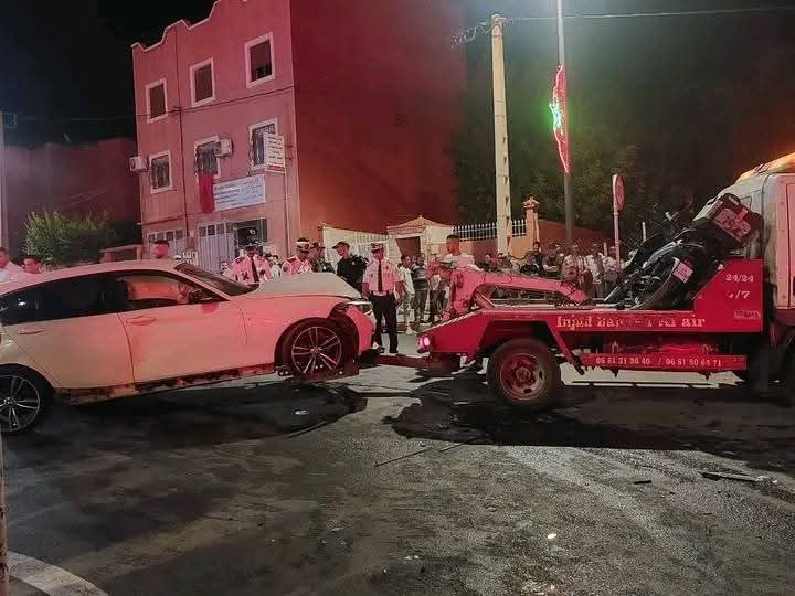 عاجل.. اصطدام خمس سيارات قرب المستشفى الجهوي ببني ملال
