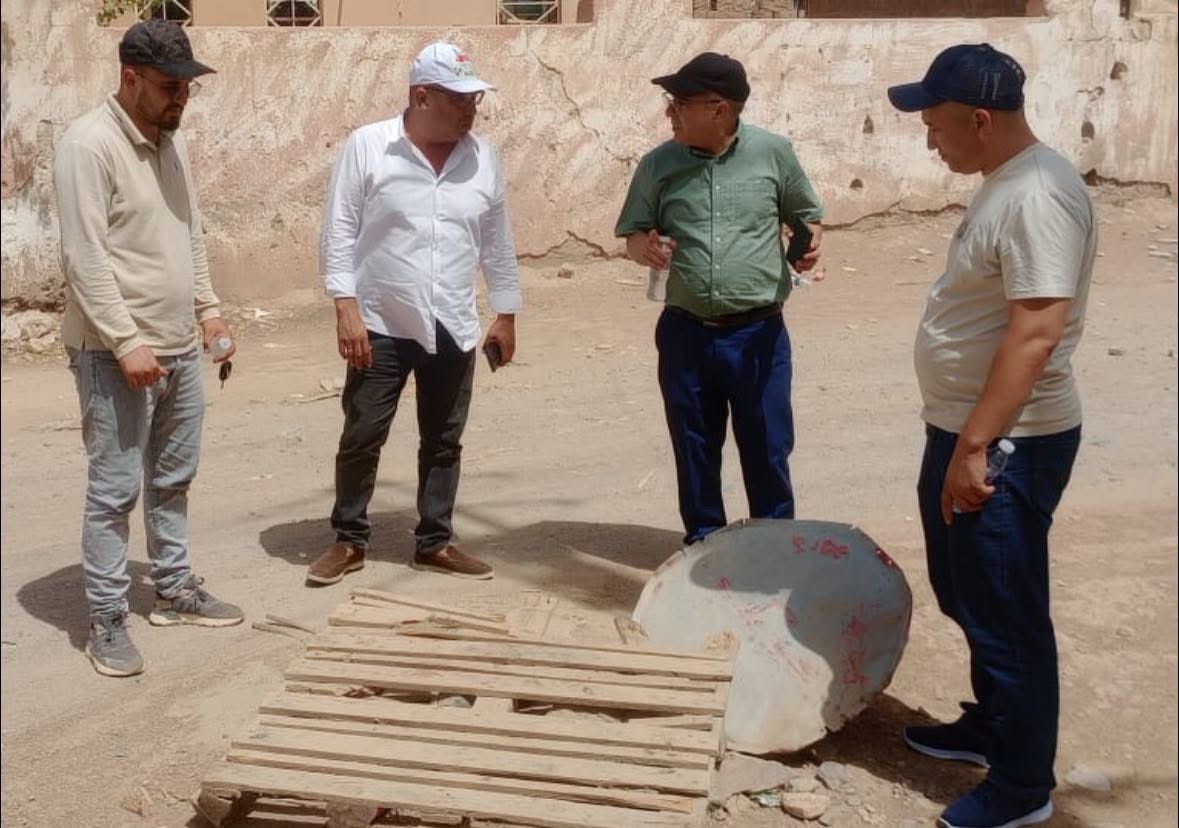 انطلاق مشروع تعبيد طريق حي المدارس بواحة سيدي إبراهيم