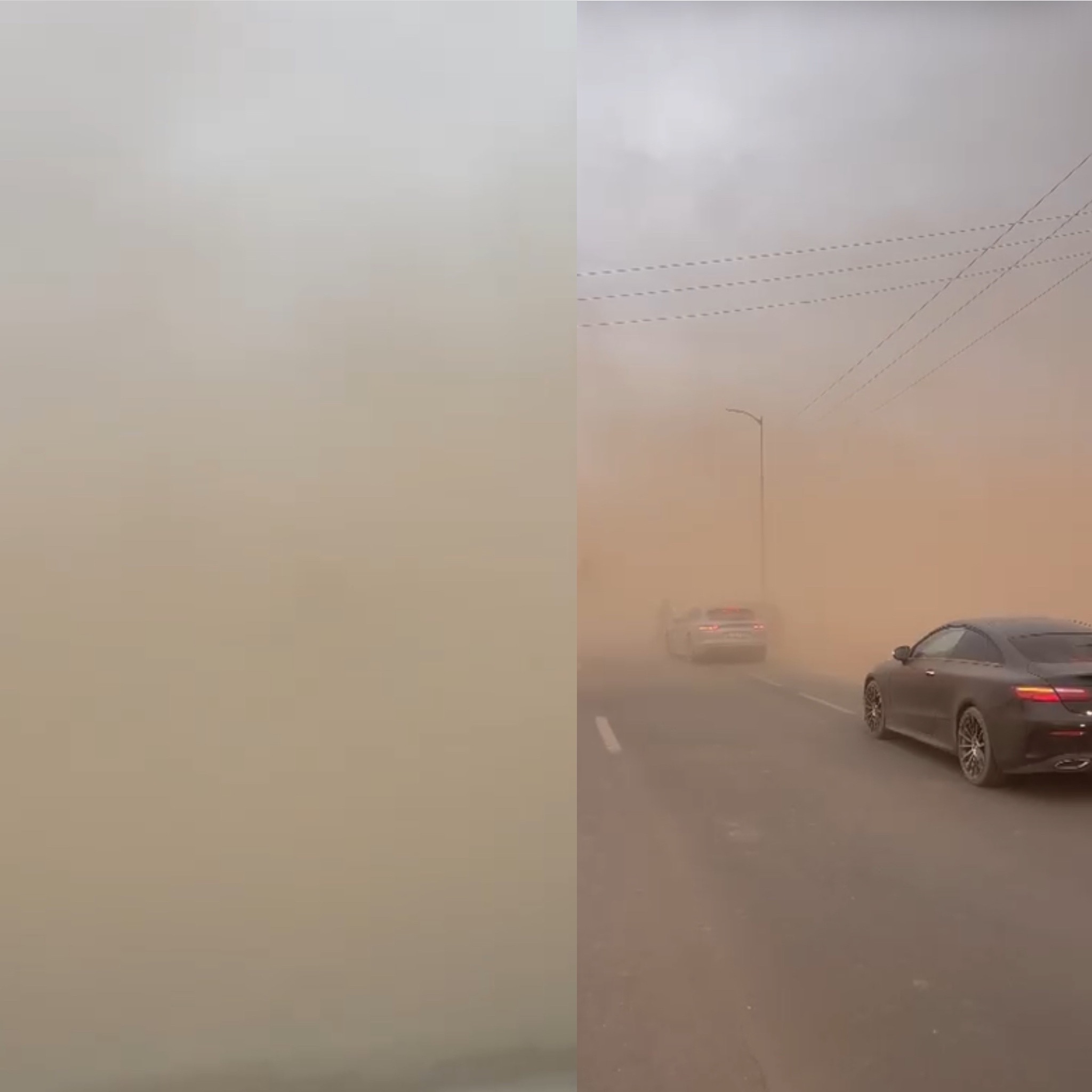 بالفيديو.. عاصفة رملية قوية تربك حركة السير بين مراكش وتمصلوحت