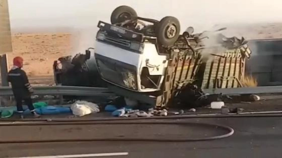 حادث سير مروع يودي بحياة شخص ويصيب ثلاثة آخرين في طريق جرسيف-تاوريرت