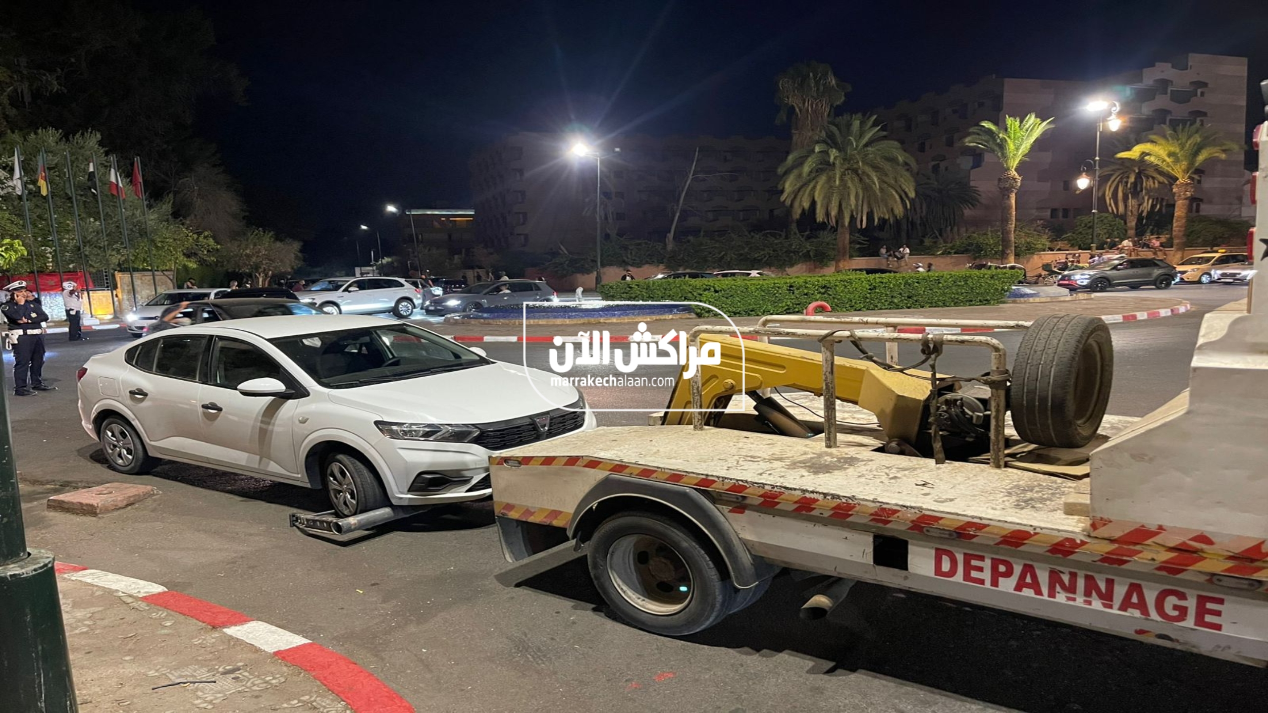 عاجل.. سيارة مركونة بطريقة مشبوهة تستنفر أمن مراكش +فيديو وصور