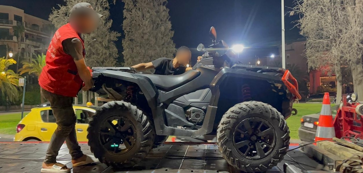 حجز دراجة رباعية الدفع “كواد” في حملة أمنية بمنطقة جليز
