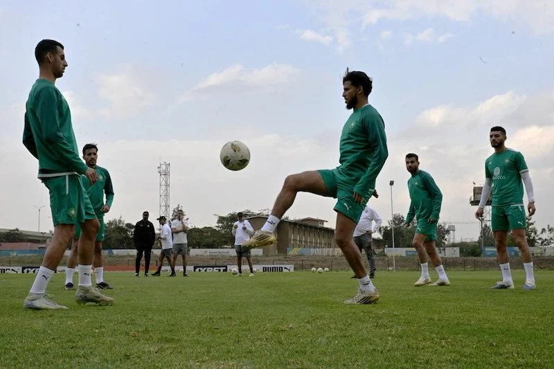 استعدادات مكثفة للمنتخب المغربي المحلي لمواجهة كينيا في “شان 2024”