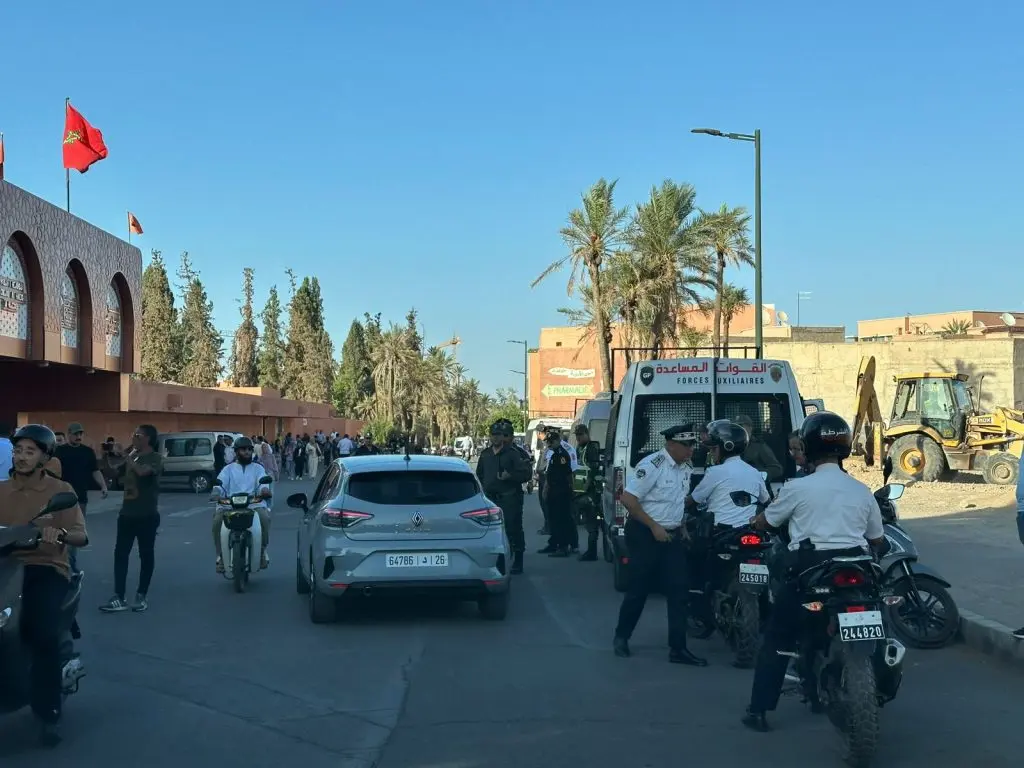أمن مراكش يمنع وقفة احتجاجية غير مرخصة بمحيط كلية الحقوق والحي الجامعي +صور