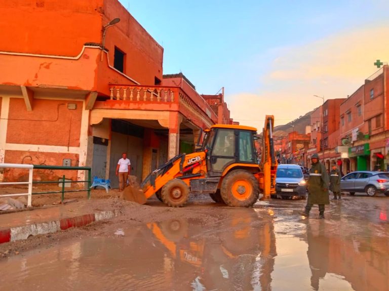 تعبئة شاملة في إيمنتانوت لمواجهة آثار الفيضانات