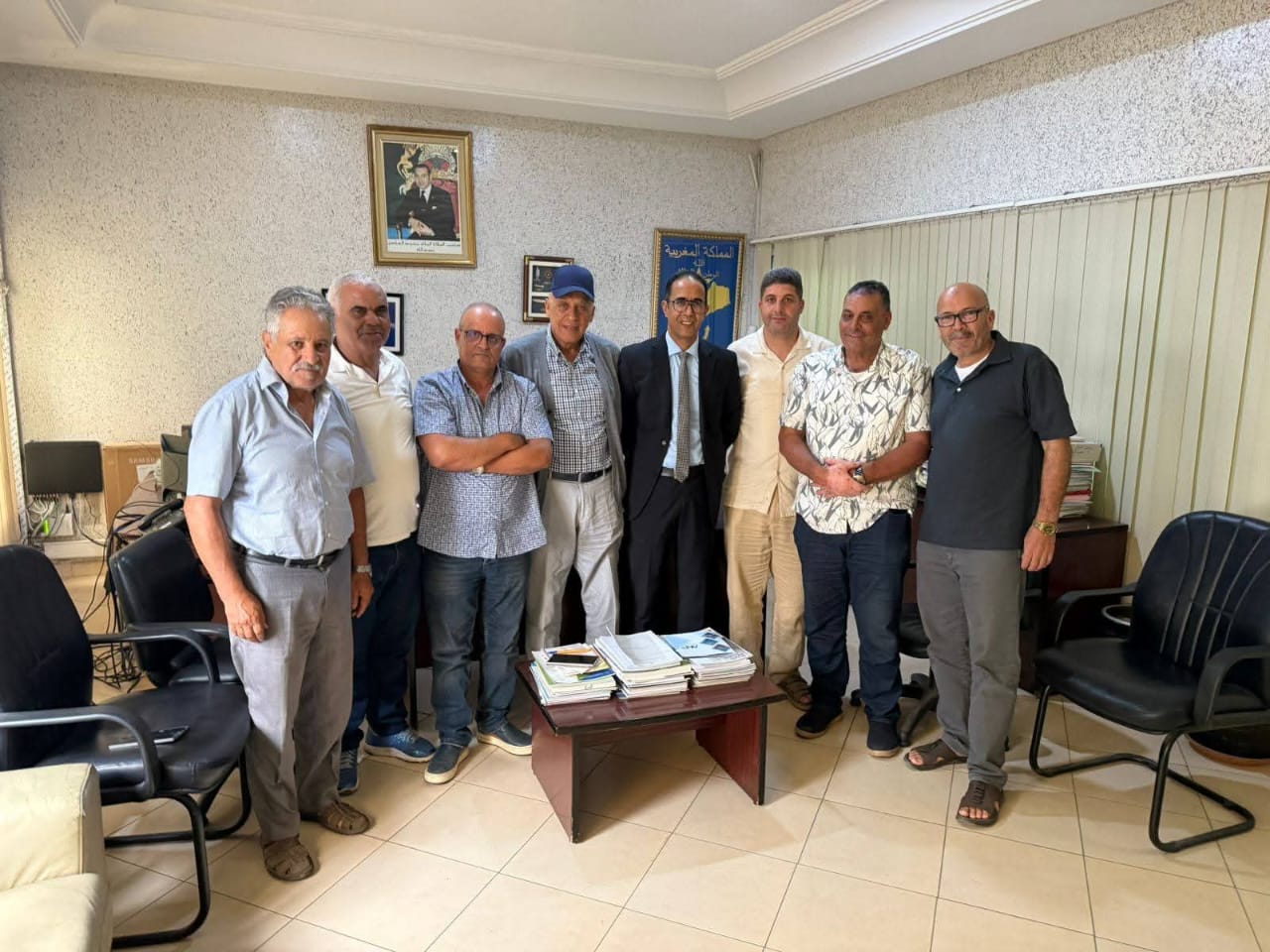 الراشدي مندوب الصيد البحري الجديد بآسفي يجتمع بممثلي الجمعيات المهنية بالميناء
