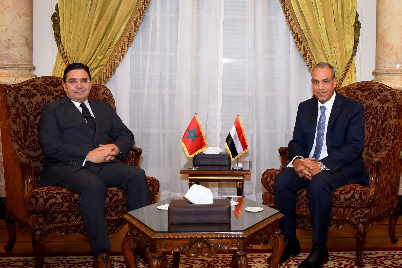 القاهرة .. الوزير بوريطة يجري مباحثات مع نظيره المصري