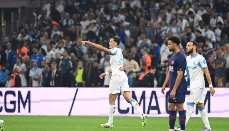 الدو لي المغربي نايف أكرد يقود أولمبيك مارسيليا للفوز على باريس سان جيرمان
